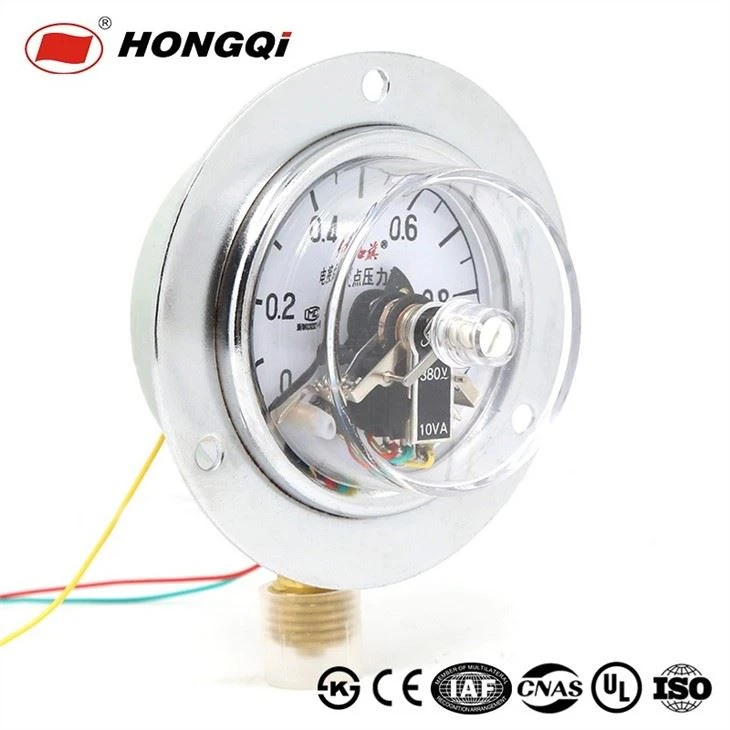 YX series pressure gauge with electric contact(3)